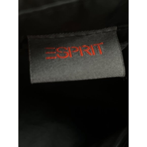 Esprit Women’s Black Polyester Double-Breasted Peacoat Jacket Size S - Picture 6 of 9